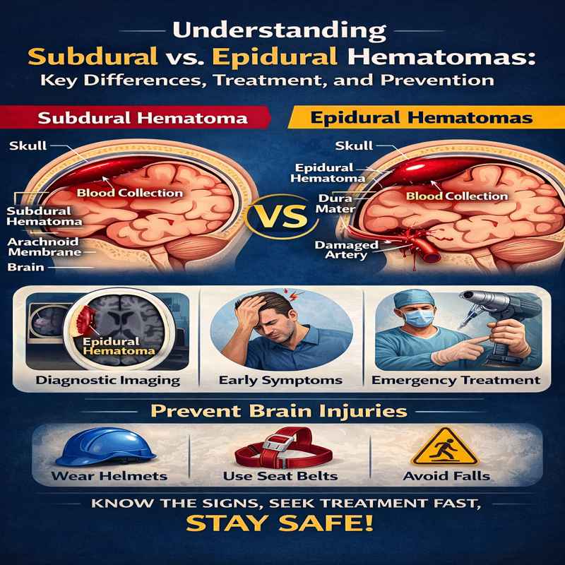 Subdural vs Epidural Hematoma